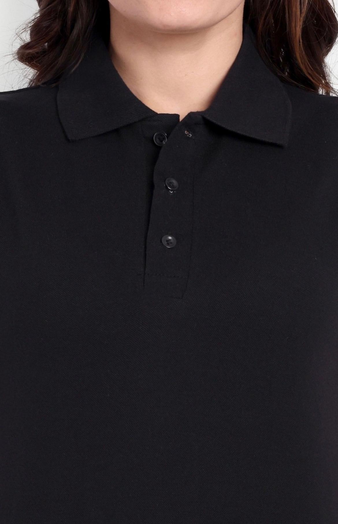 Black Polo T-shirt For Women