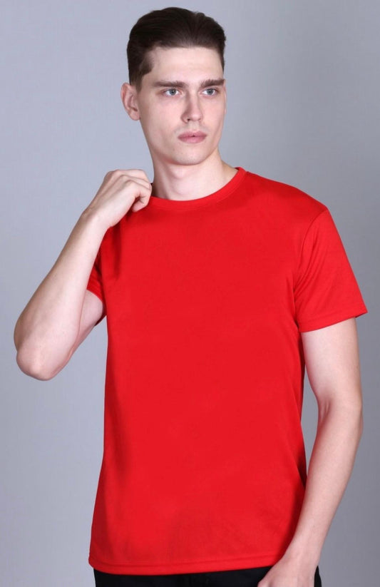 Red Regular Fit T-shirt for men
